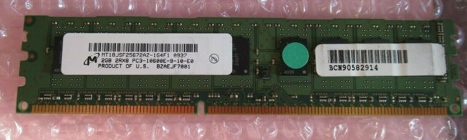 Micron 16 Go DDR3 ECC – Mémoire Serveur PC3-10600 240 Pins