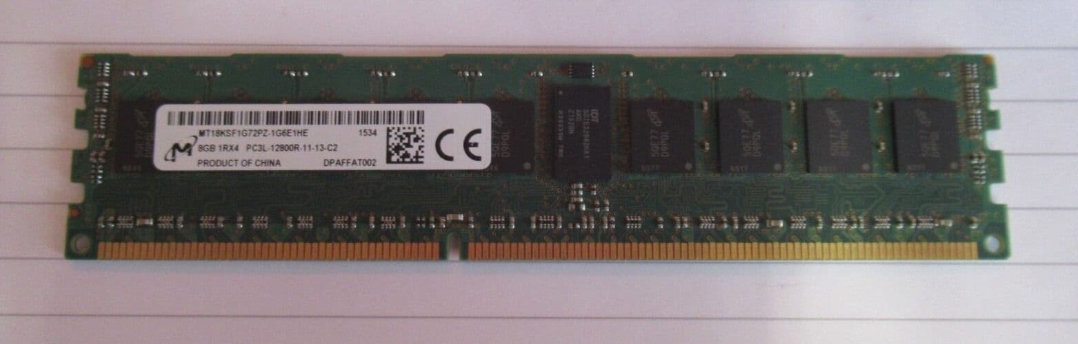 Module Mémoire Micron 2 Go DDR2 PC2-5300 - 184 Broches, Occasion Testé, Pour PC Anciens