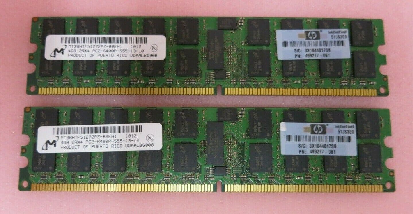 Ram Ddr2 4gb Hp Modulo RAM HP DDR2 4GB PC2-6400 800MHz - Ricondizionato, 100% Funzionante, Garanzia 1 Anno Ricambio Per Server HP - Foto 10