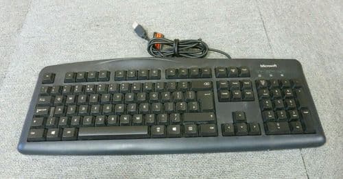 Microsoft 1406 X823094-004 Black Wired USB Keyboard 200
