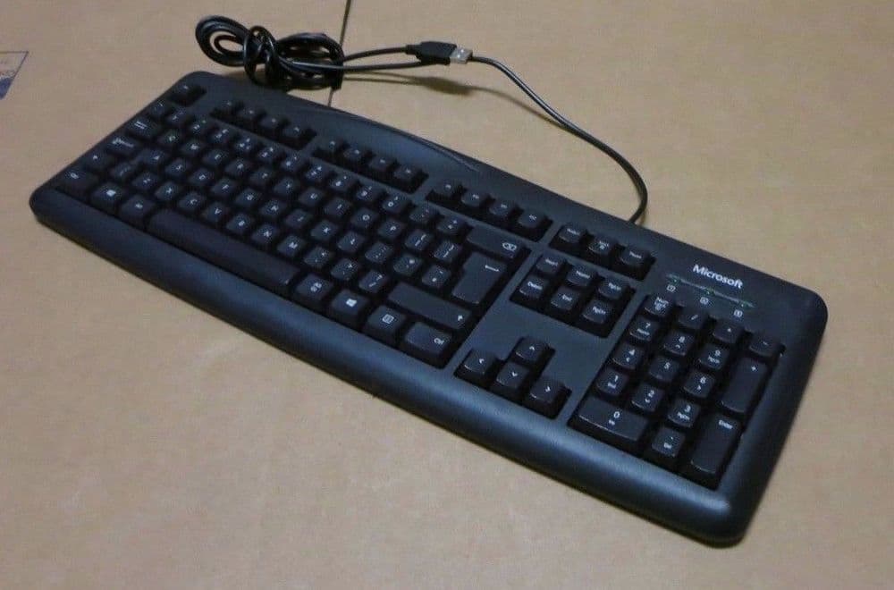 Microsoft Wired Keyboard 200 USB QWERTY English JWD00032 Black