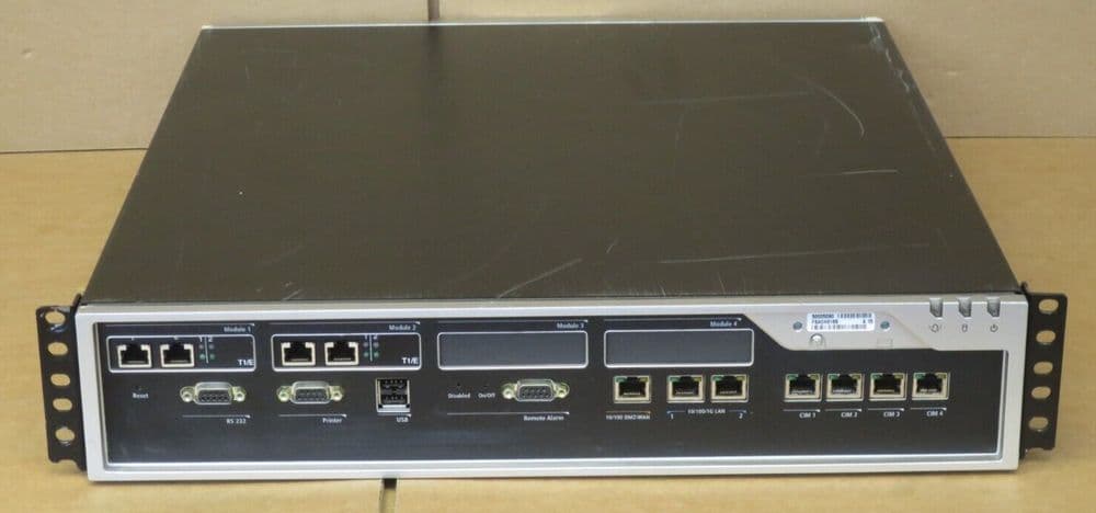 Mitel 3300 MXe ICP Phone System Controller 50005090 w/ 2 x Dual T1/E1 ...