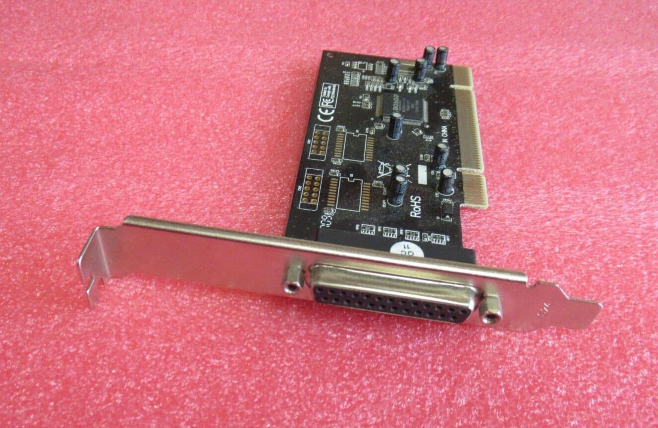thumbnail image 2 of PCI-E To Parallel Port Adapter Card - DB25 Printer Converter For Modern Computers 2 of 6