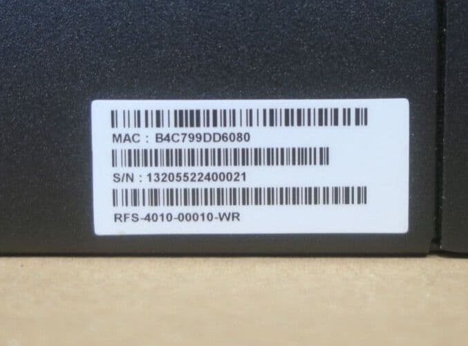 Motorola RFS4000 RFS-4010 5x 1GbE RJ45 PoE 1x 1GbE SFP Combo Port RF Switch
