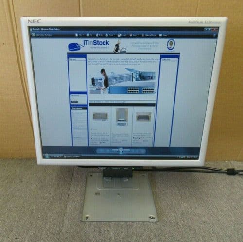 NEC MultiSync LCD1770NX  17" LCD TFT Active Matrix Flat Screen Monitor VGA DVI