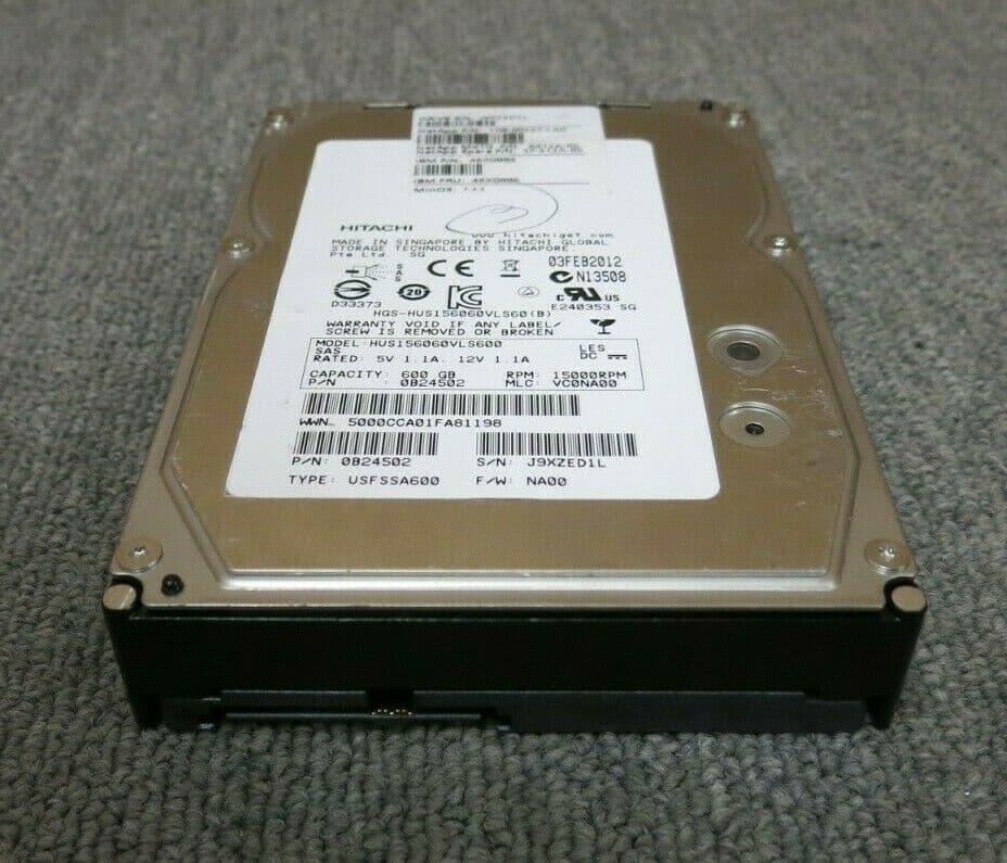 NetApp 108-00227 A0 X412A-R5 SP-412A-R5 600GB 15000RPM 64MB 6Gbps 3 5 ...
