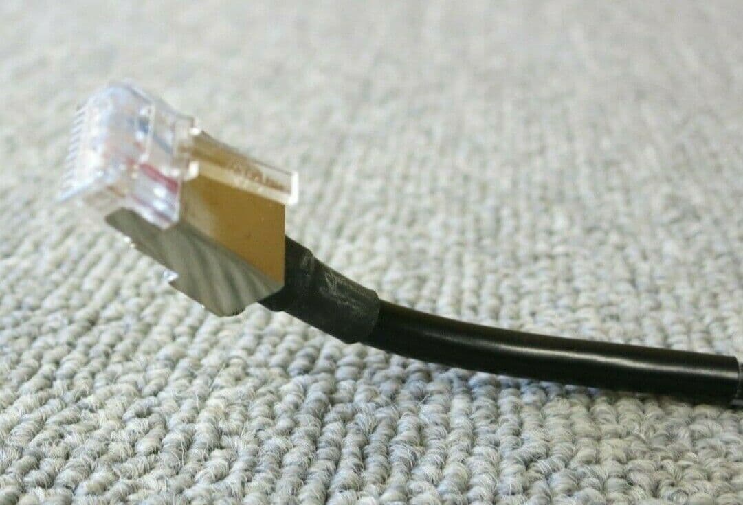 NetApp 11200054 X881R6 External Console Serial Cable Adapter RJ45 To DB9