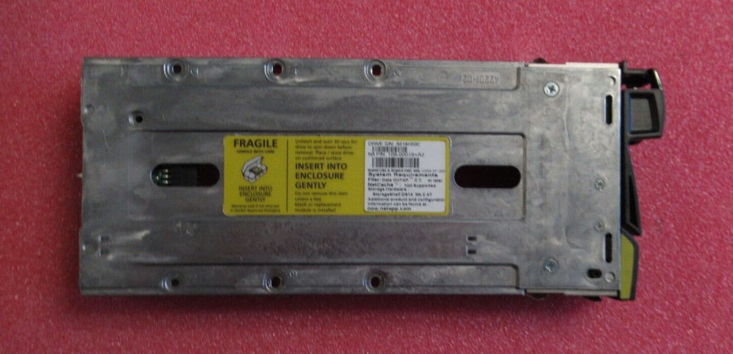 NetApp Drive Caddies Caddy NA P/N 108-00016 A2 Marketing P/N X266A SP-266A