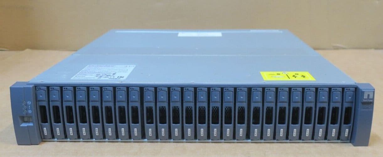 N.S.　テキスト NetApp DS224C NAJ-1501 Disk Shelf 24x 3 8TB SAS SSD 2x IOM12