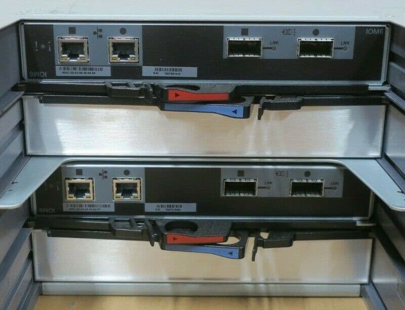 NetApp DS4246 24 x 4TB X477A-R6 SAS HDD 2x IOM6 4U Expansion Shelf 430 ...