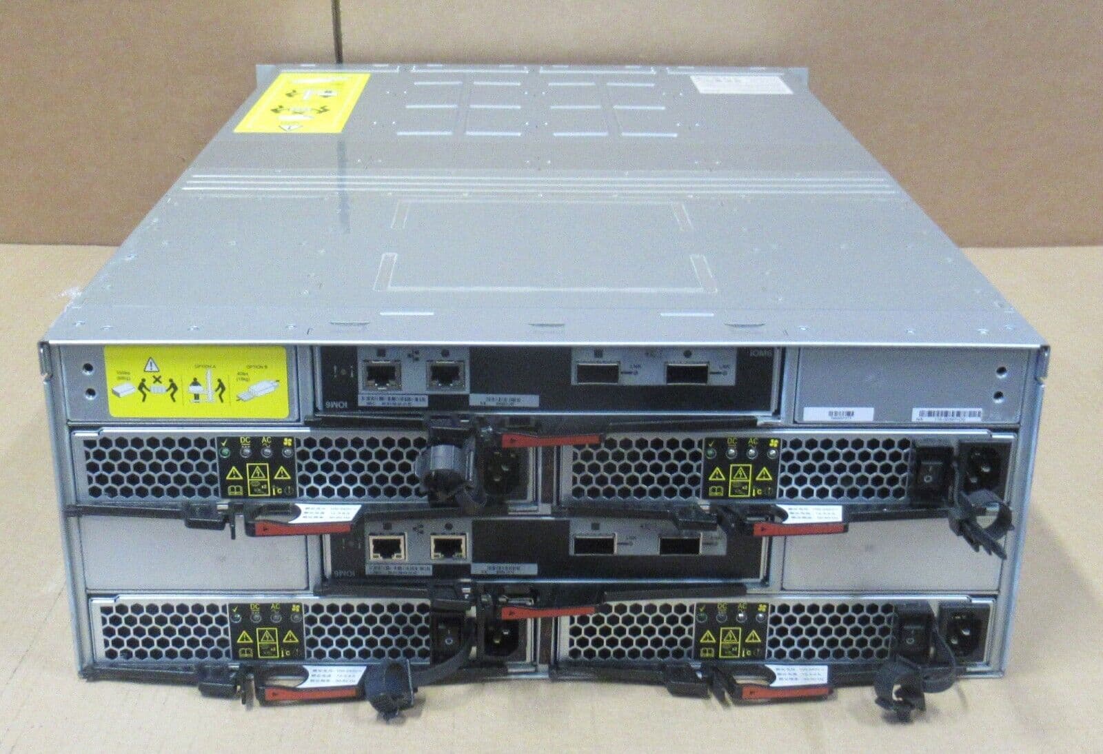 NetApp DS4486 192TB 24 x 8TB 2x IOM6 4x 750W PSU 4U Expansion Shelf