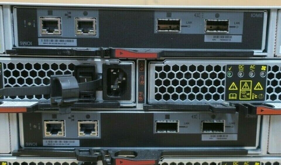 NetApp DS4486 480TB 24 x 20TB 2x IOM6 4x 750W PSU 4U Expansion Shelf