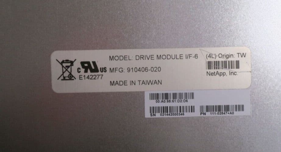 NetApp E-X270800A-R6 I/F-6 Storage Controller Module 4-Port 16Gb FC Module