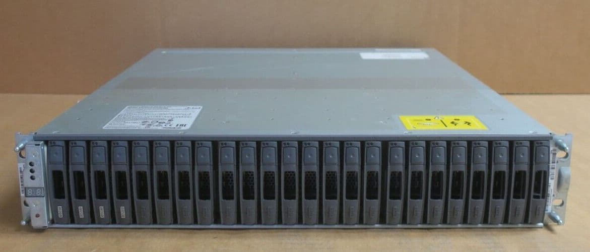 NetApp FAS2750 NAJ1501 2U 24x 2 5" Bay Storage Array Only No Controllers