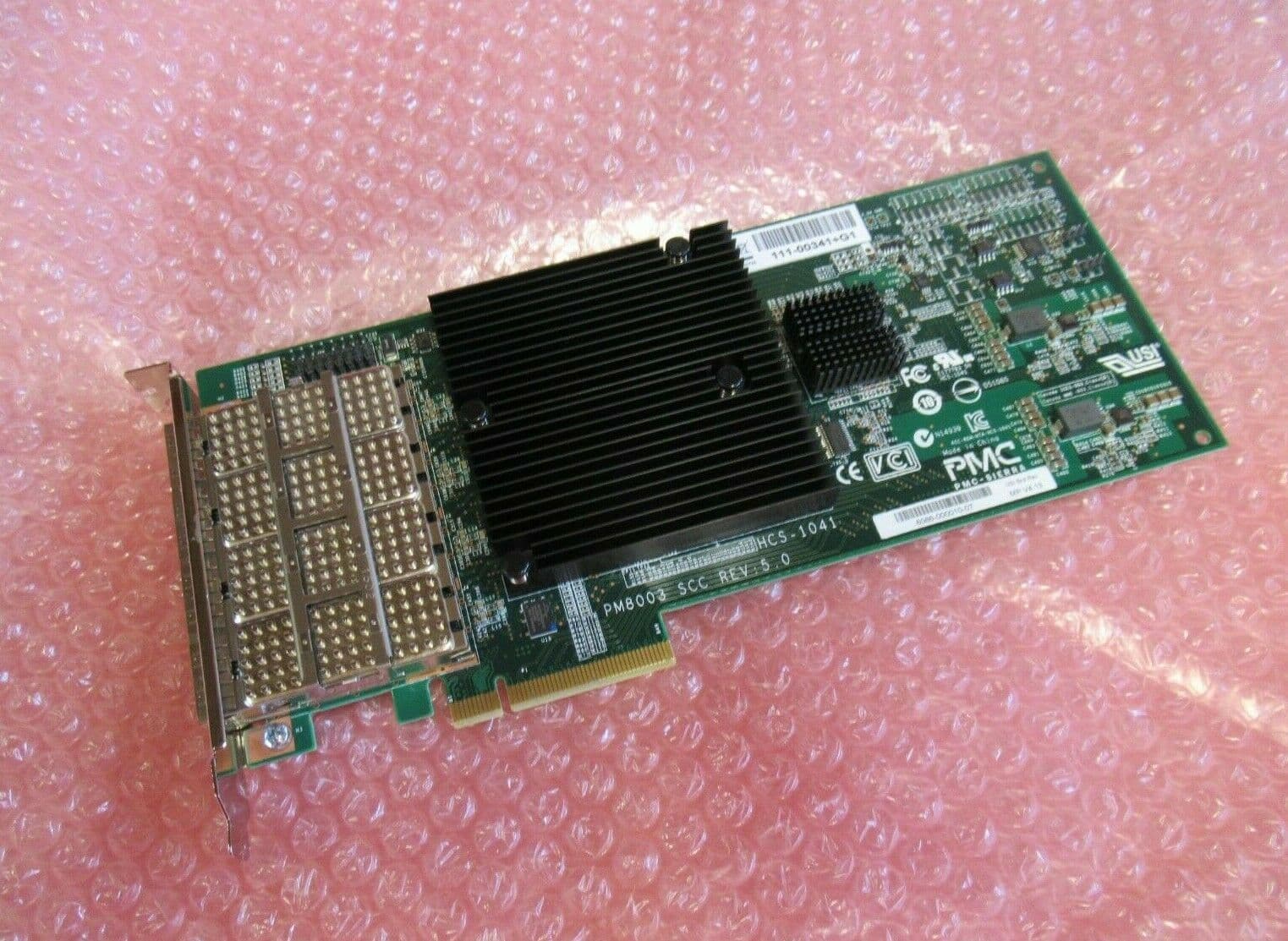 NetApp X2065A-R6 111-00341 4 Port 6Gbps HBA SAS QSFP PCIe Controller Card