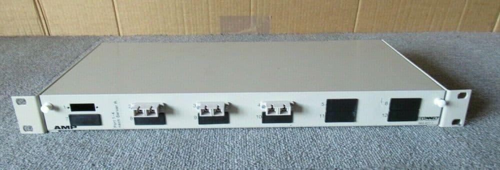 NetConnect 969-627-1 3 SC Port 1U Fiber Optic Patch panel Duplex Sliding Drawn