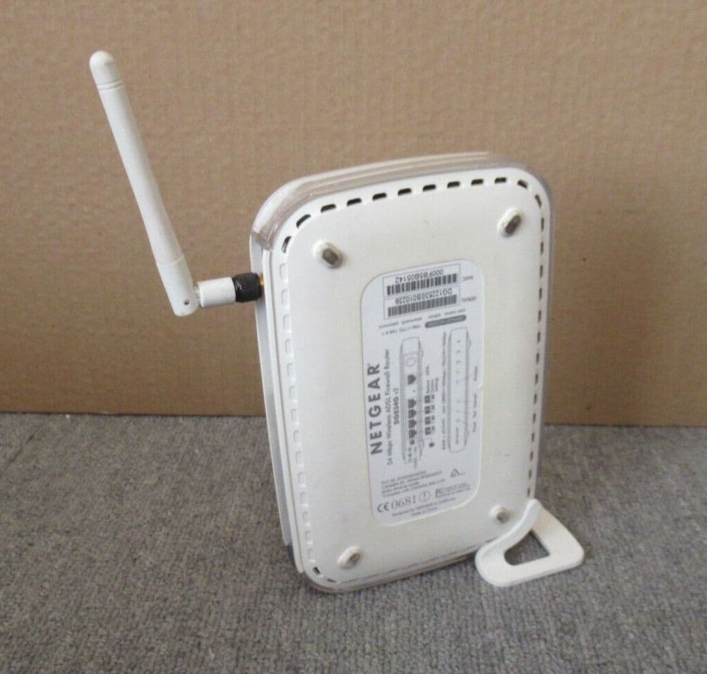 Netgear DG834G v2 4-Port 54 Mbps Wireless ADSL Firewall Router Modem