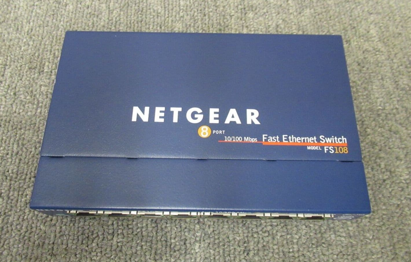 Netgear (FS108 Switch Ethernet 8 Ports RJ45 Fast (10/100 Netgear (FS108 Switch Ethernet 8 Ports RJ45 Fast (10/100
