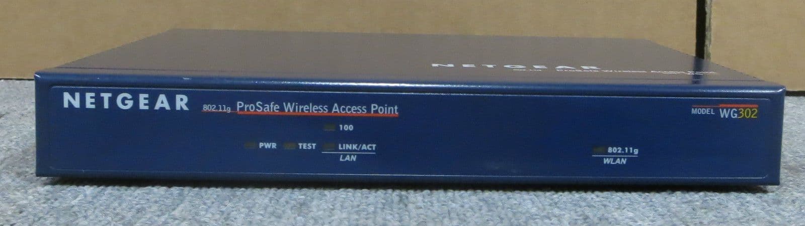 NetGear Pro Safe Wireless Access Point Model WG302 802 11G Networking ...
