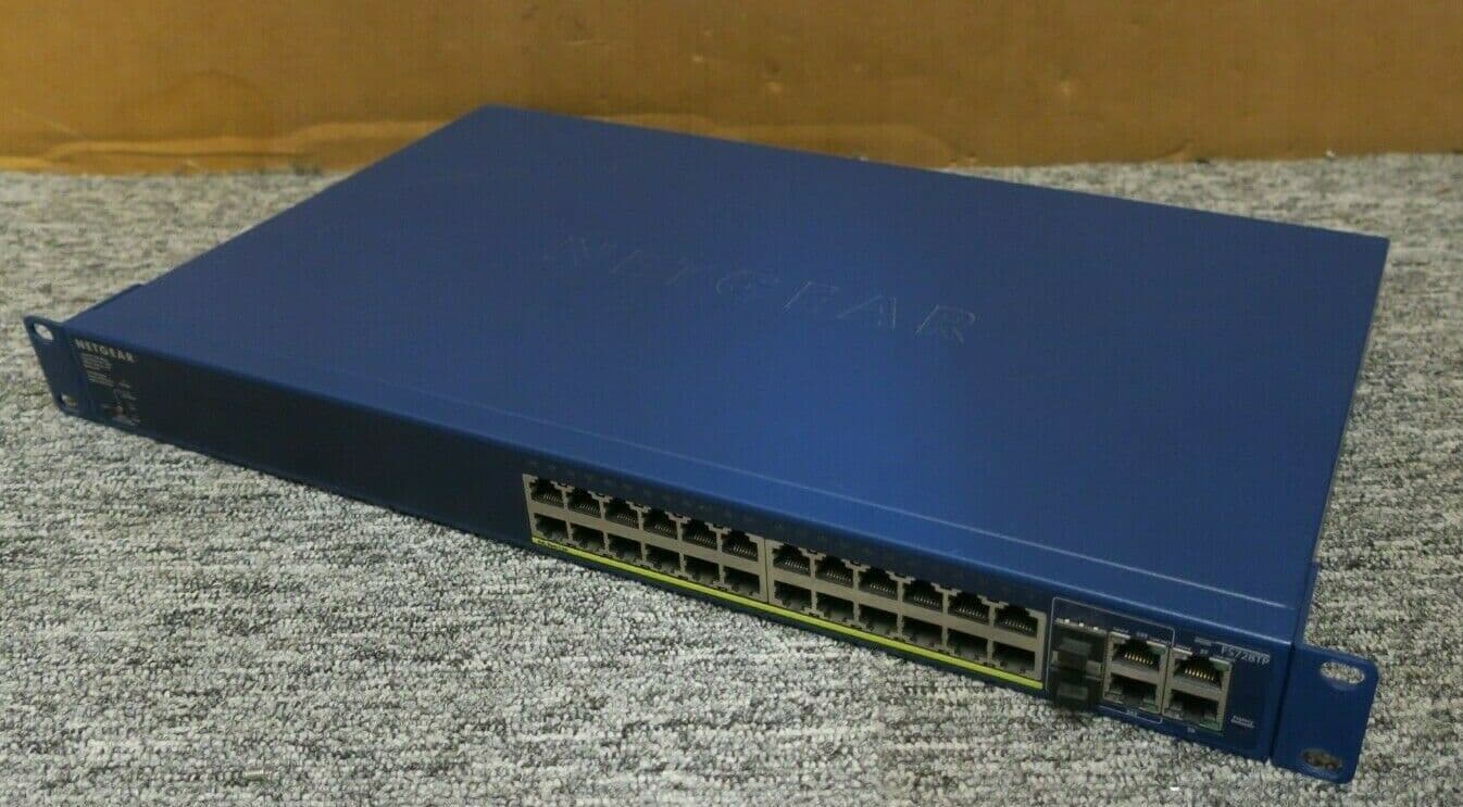 Netgear Prosafe FS728TP 24 Port Fast Port PoE Network