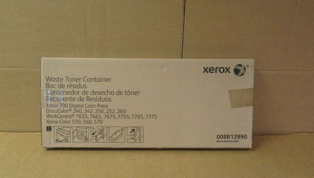 NEW 008R12990 Waster Toner Container For Xerox 700 Digital Colour Press 240 242