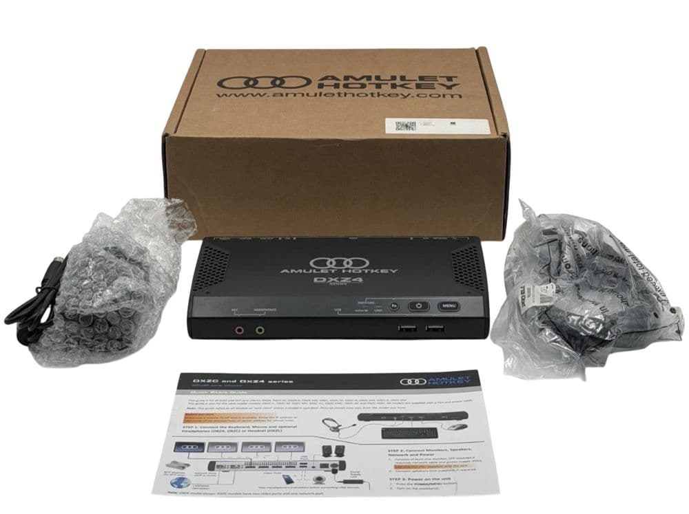 New Amulet Hotkey DXZ4 Zero Client 4-Display 1 Tera2140 1GBE CA-DXZ4-0001