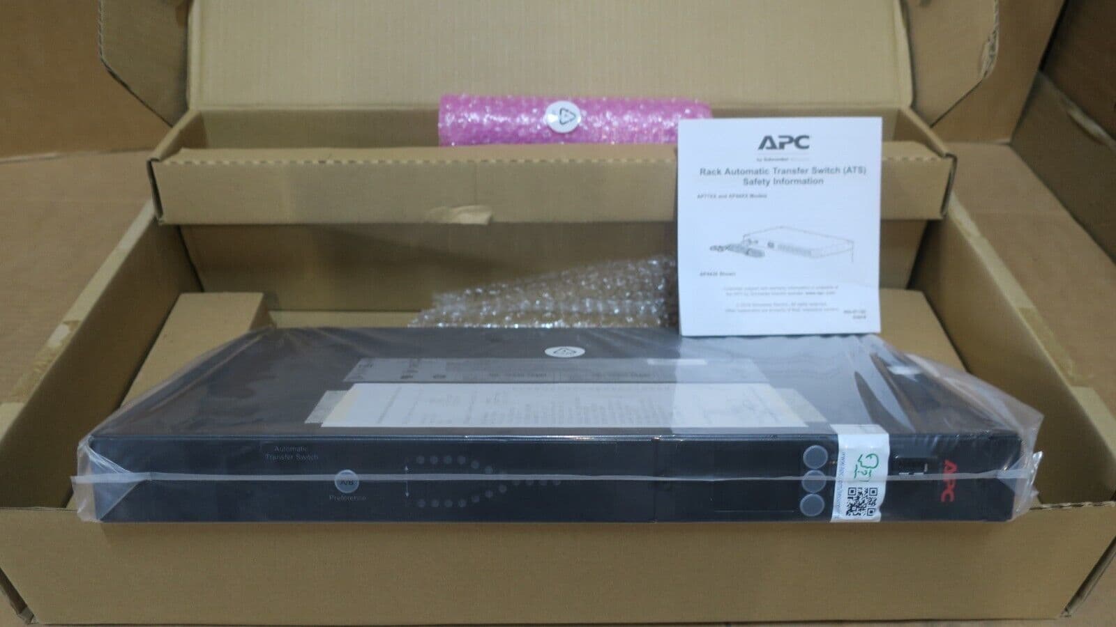NEW APC AP4423 16A Automatic Transfer Switch ATS 8x C13 1x C19 Outlets 1U