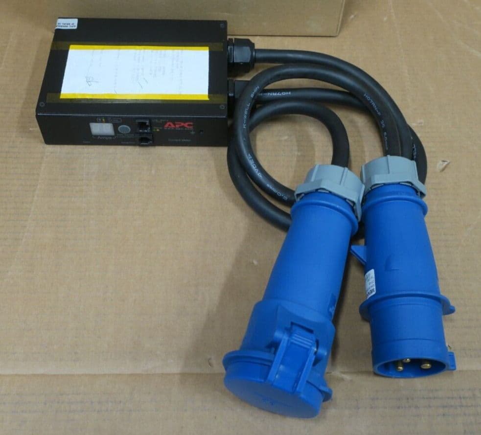 New APC AP7155 Rack Power Distribution Unit In-Line Current Meter 32A 230V
