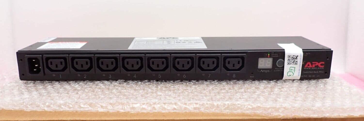 NEW APC AP7920B Switched Rack PDU 1PH 1U 8x C13 Output 1x C14 Input 200 ...