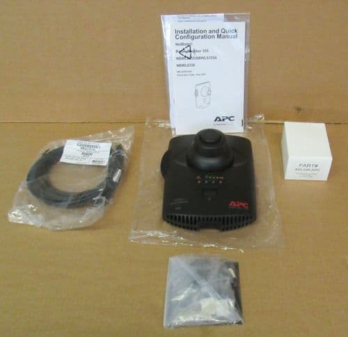 NEW APC NBWL0355A NetBotz Room Monitor 355 Environmental Camera Sensor Kit