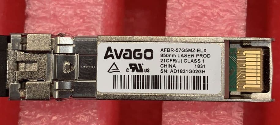 NEW Avago 32Gb/s SFP FC Fibre Channel 850nm Optical Transceiver AFBR ...