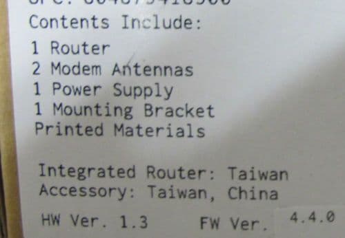 NEW BOXED Cradlepoint IBR650P - WWAN AT&T Network Compact Router