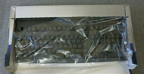 New Cherry G83-6744 Black German Layout Wired USB Keyboard With SmartCard Reader