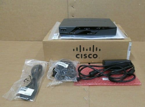 New Cisco 877-K9 4 Port ADSL Wired Integrated Services Router CCNA CCNP CCIE