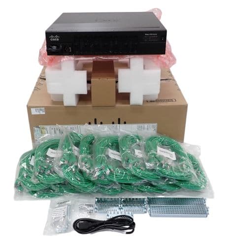 NEW Cisco ISR4351/K9 2U Integrated Services Router 2x SM-X-NIM-ADPTR 5x NIM 24A