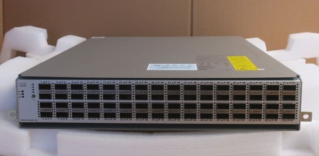 ルーター・ネットワーク機器 Cisco Nexus N9K-C9332 CISCO N9K-C9332PQ NEXUS 9000 SERIES WITH DUAL N9K-PAC-650W
