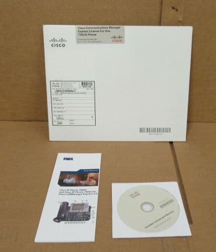 New Cisco SW-CCME-UL-7962 Communications Manager Express License For 1 7962G