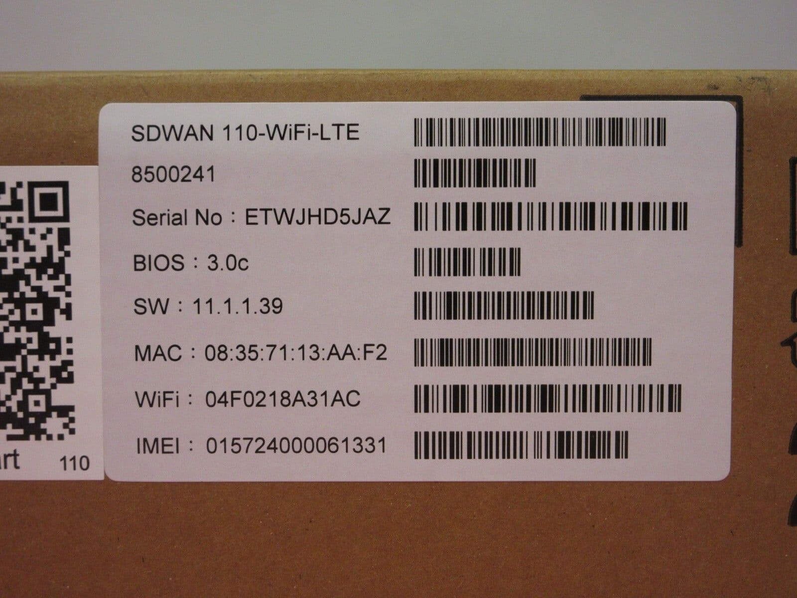 NEW Citrix SD-WAN 110 LTE WiFi Standard Edition Appliances Access Point ...