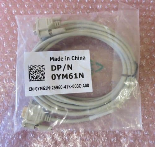 New Dell 0YM61N DB9 EqualLogic Data Port Console Female to Female Serial Cable