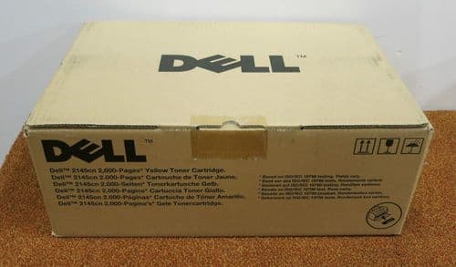 NEW Dell 2145CN Yellow Standard Capacity Toner Cartridge 2,000 Pages
