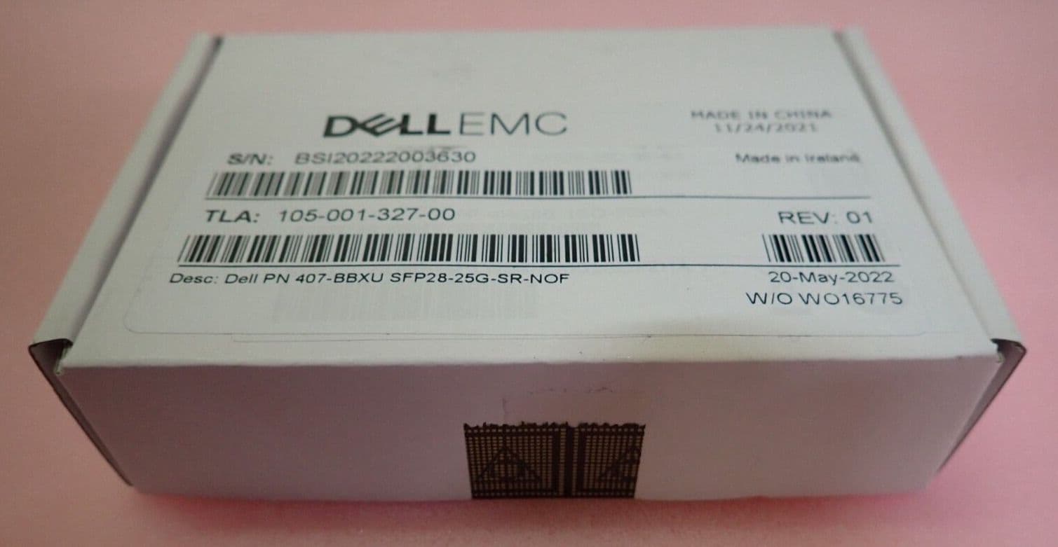 New Dell 25GbE SFP28 SR Duplex LC MMF No FEC Transceiver Module 0CTW7