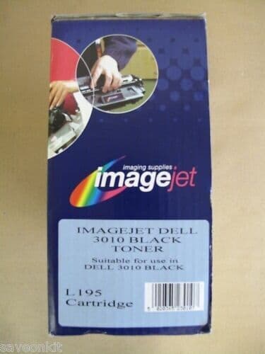 NEW Dell 3010 ImageJet Black Toner Cartridge L195