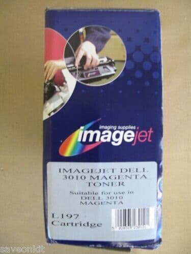 NEW Dell 3010 ImageJet Magenta Toner Cartridge L197