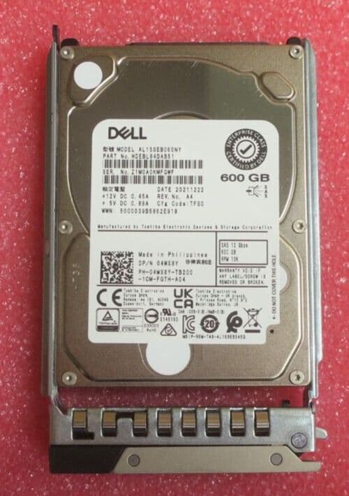 HGJHG - Dell 600GB 10K SAS 6Gb/s (512n) 2.5-in HDD With Tray