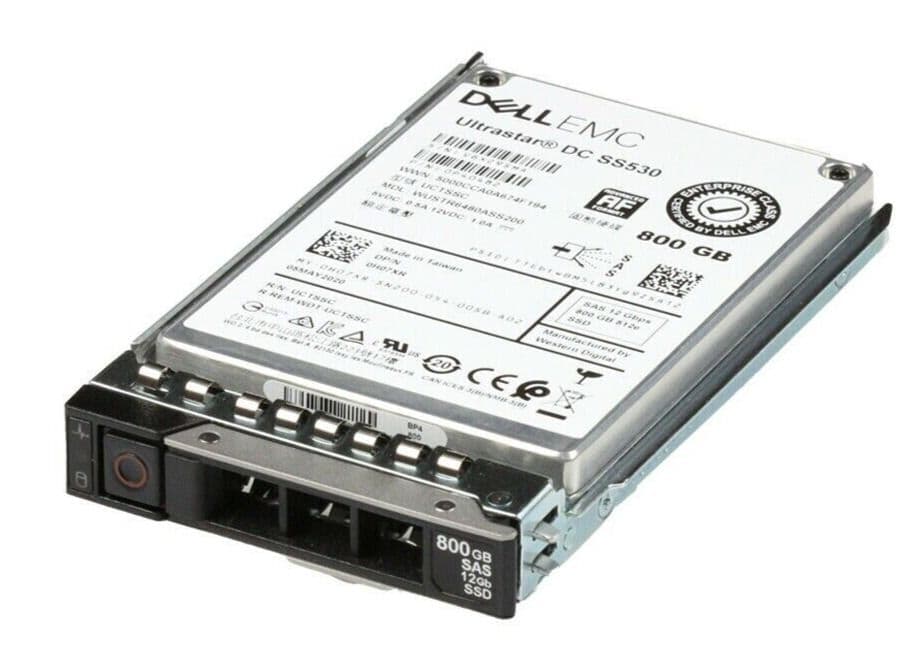 New Dell 800GB SAS 12Gb/s 2 5" MU TLC SSD H07XR WUSTR6480ASS200 14th ...