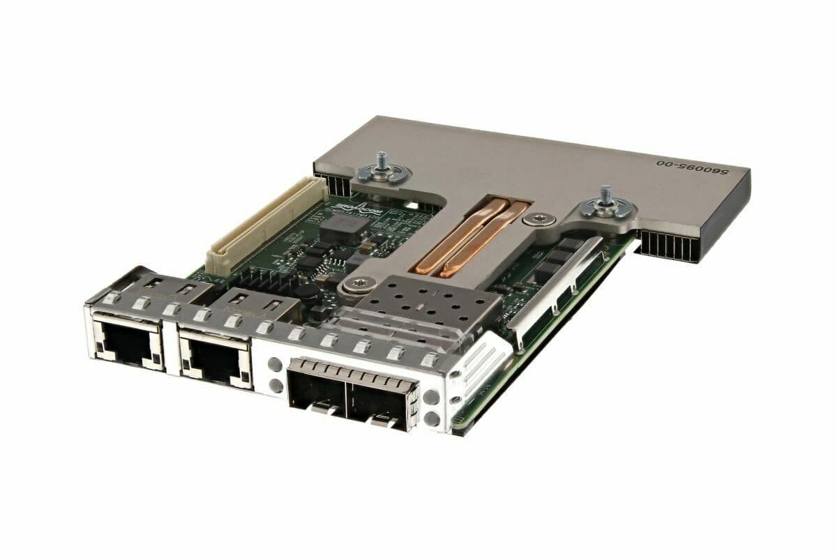 New Dell 4Port 57412 2x 10Gb SFP 2x 1GBaseT RNDC Network Card NWMNX