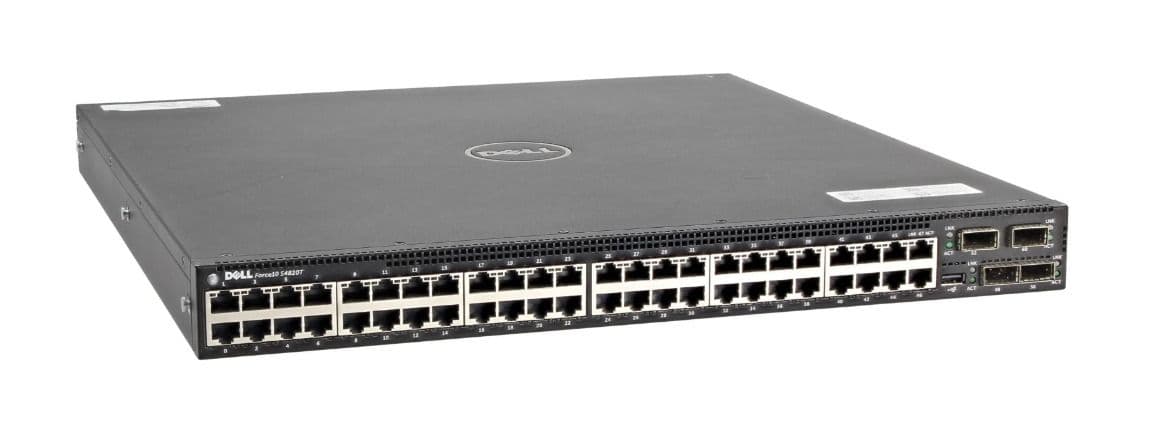 Dell Force10 S4820T 48xRJ-45 10G 4xQSFP+ 40G FTR Managed Switch Dell Force10 S4820T 48xRJ-45 10G 4xQSFP+ 40G FTR Managed Switch