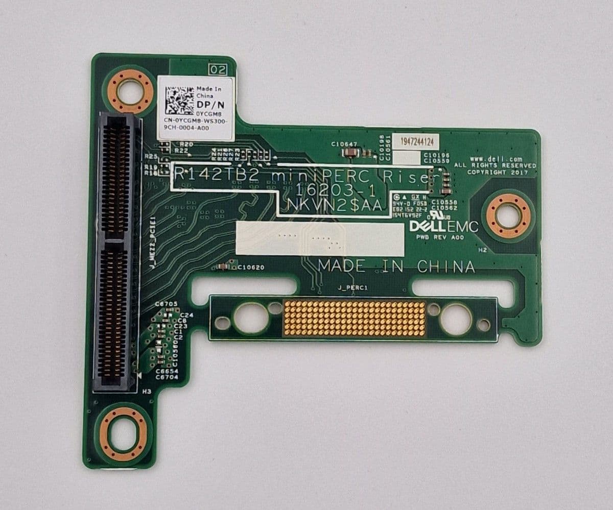 NEW Dell Mini PERC Riser Card for PowerEdge C6420 Blade Server YCGM8