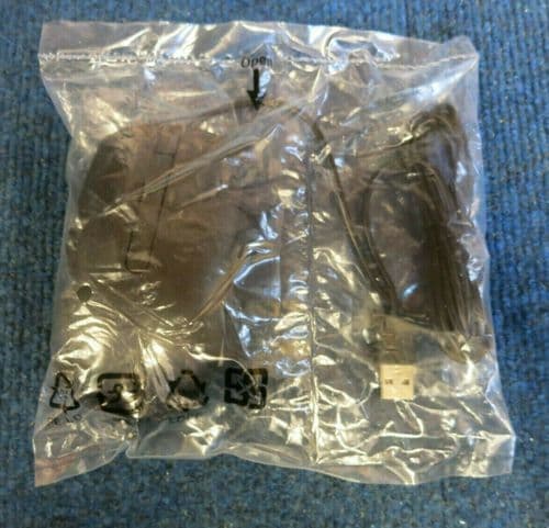 New Dell MS116P 009NK2 Black USB Wired 3 Button Optical Scroll Wheel Mouse