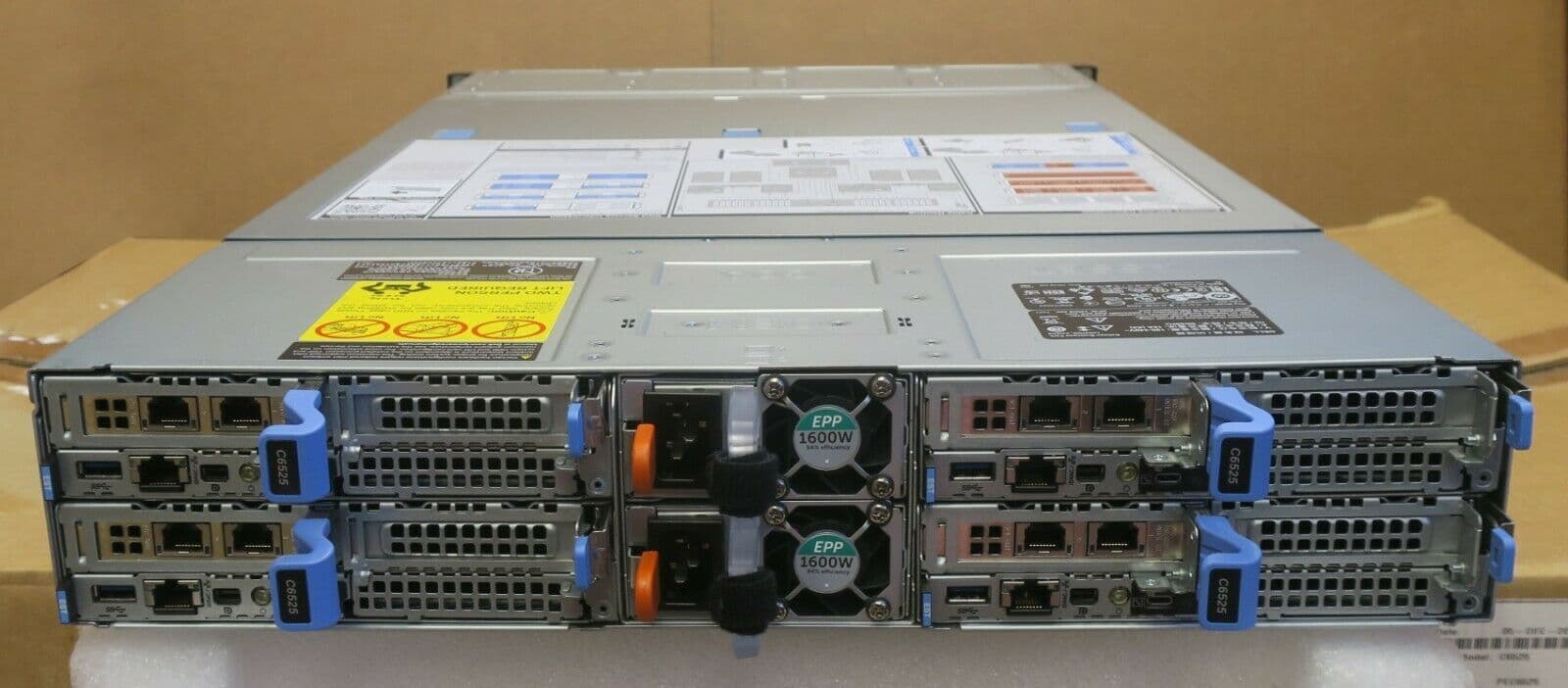 New Dell PowerEdge C6400 4 C6525 AMD EPYC 7302 1024GB RAM 128 CORES